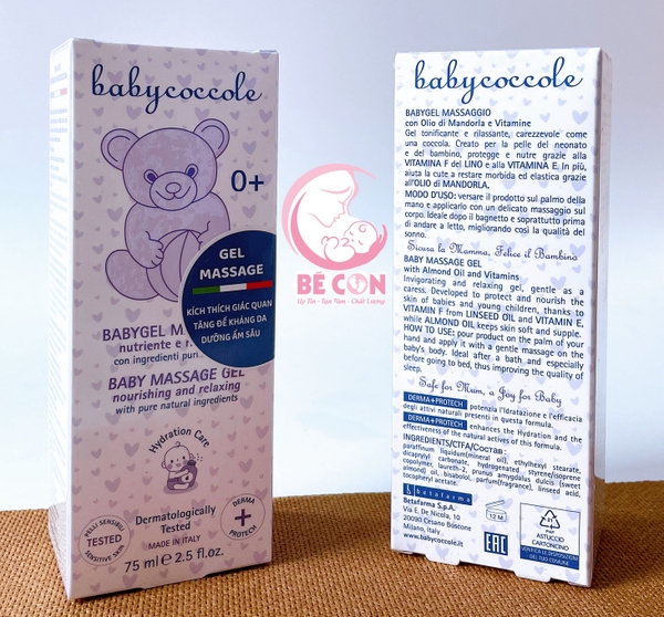 Gel massage chiết xuất hạnh nhân Babycocole