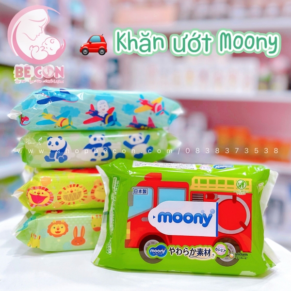Khăn ướt Moony nội địa Nhật - 76T