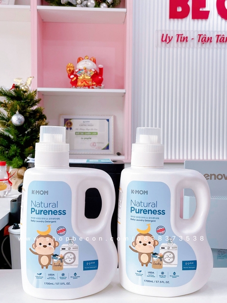 Nước giặt sơ sinh chiết xuất thảo mộc K-mom chai 1700ml