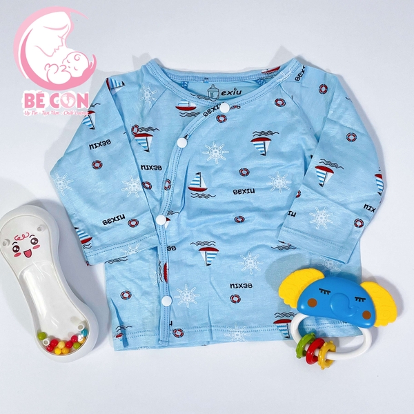 Áo cài lệch Bexiu dài