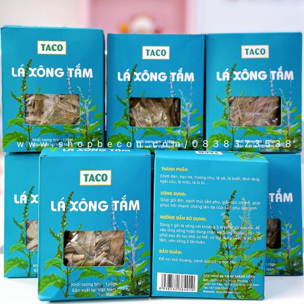 Lá xông tắm sau sinh Taco