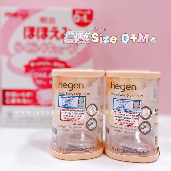 Set 2 núm ti Hegen size số 0