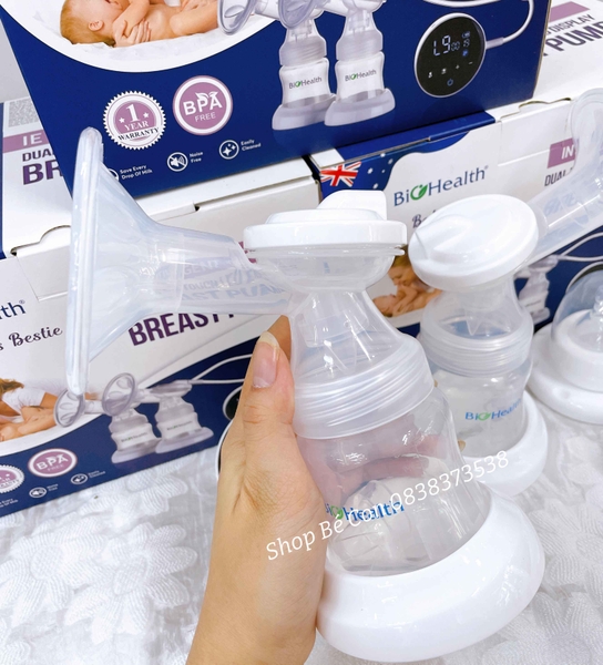 IE Basic - máy hút sữa điện 2 bình Biohealth