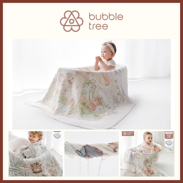 Khăn tắm Cotton 6 lớp Bubble Tree