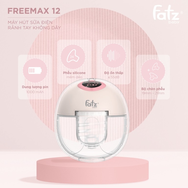 Máy hút sữa điện rảnh tay không dây Freemax 12