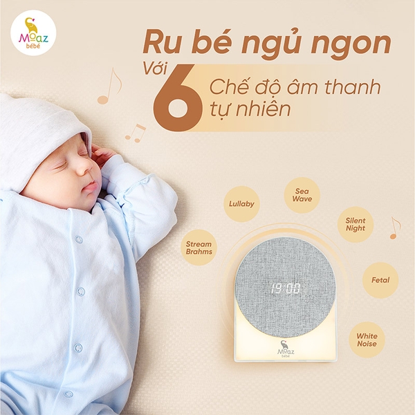 Máy tạo tiếng ồn trắng 4 trong 1 Moaz BéBé MB – 106