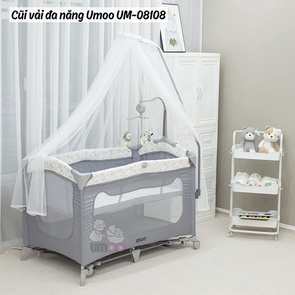 Nôi củi gỗ Umoo cao cấp-08108