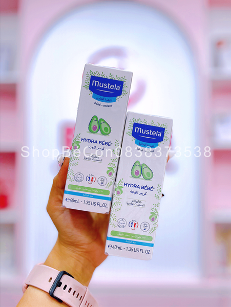 Kem Dưỡng Mặt Da Thường Hydra Bebe Facial Cream 40ml