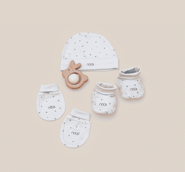 Set phụ kiện xanh hoạ tiết sao FS