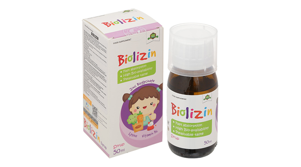Biolizin Siro Tăng Cường Sức Đề Kháng (50ml)