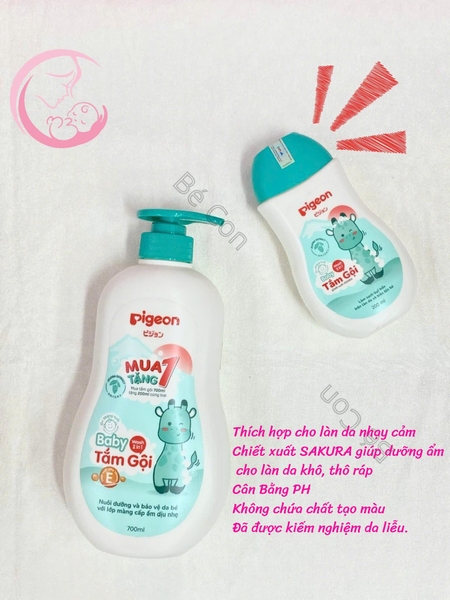 Tắm gội Pigeon sơ sinh 200ml