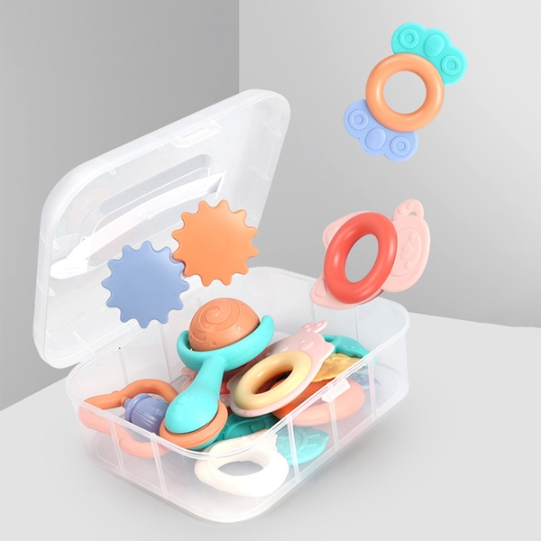 Bộ xúc sắc 10 món Baby Rattle