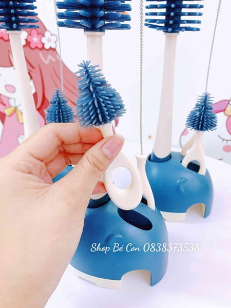 Cọ rửa bình Silicon Bottle Brush set