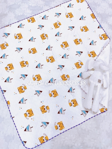 Khăn tắm cotton in hình xuất Nhật 90x90