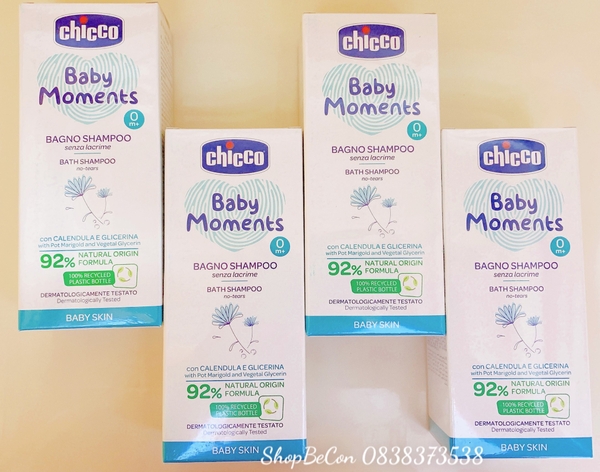 Sữa tắm gội Chicco yến mạch 200ml