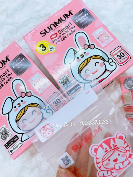 Bỏ mẫu Túi Trữ Sữa Sunmum