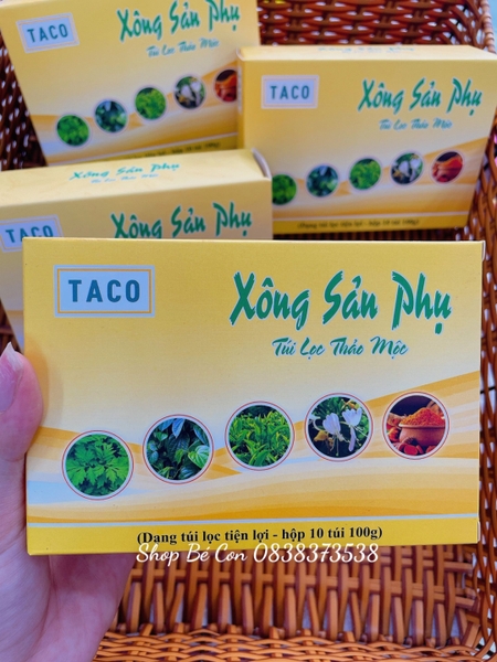 Xông sản phụ Taco cao cấp