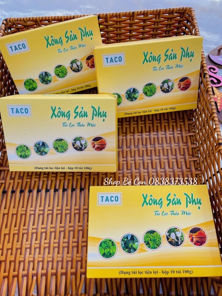 Xông sản phụ Taco cao cấp