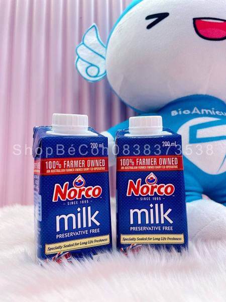 Sữa Tươi Norco Úc 200ml - Hộp