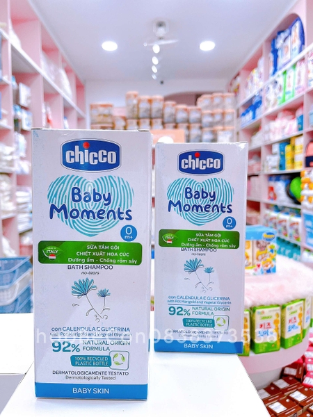 Sữa tắm gội Chicco Hoa Cúc 200ml