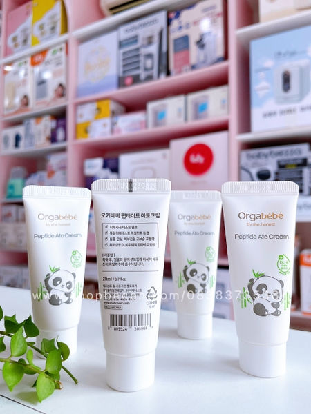 Kem dưỡng ẩm cho bé Peptide Ato Cream ORGABÉBÉ nội địa Hàn Quốc 20ml