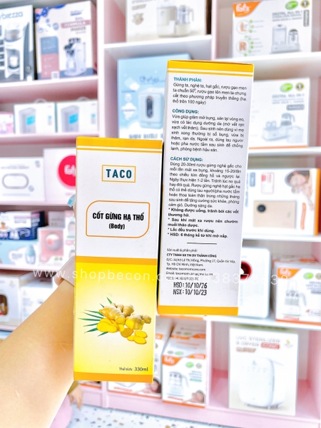 Cốt gừng hạ thổ Taco 330ml