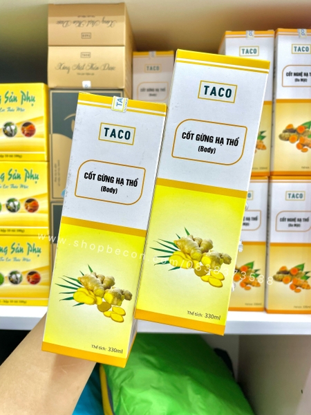 Cốt gừng hạ thổ Taco 330ml