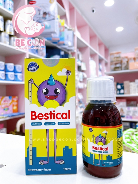 Siro Bestical bổ sung canxi, vitamin D3K2