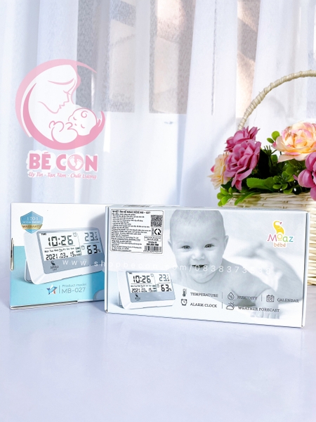 Nhiệt ẩm kế đa năng Moaz BéBé MB027