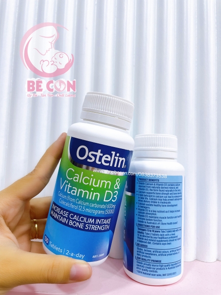 Ostelin Canxi & Vitamin D3 người lớn