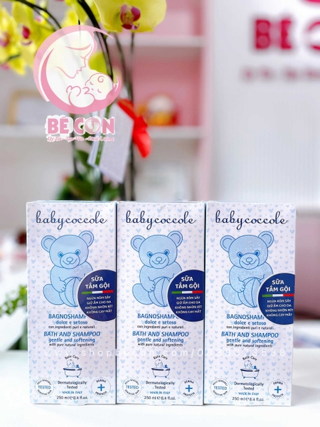 Sữa tắm gội chiết xuất hoa sen Babycoccle