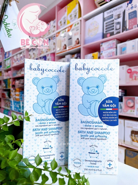 Sữa tắm gội chiết xuất hoa sen Babycoccle
