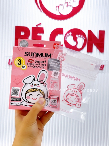Bỏ mẫu Túi Trữ Sữa Sunmum