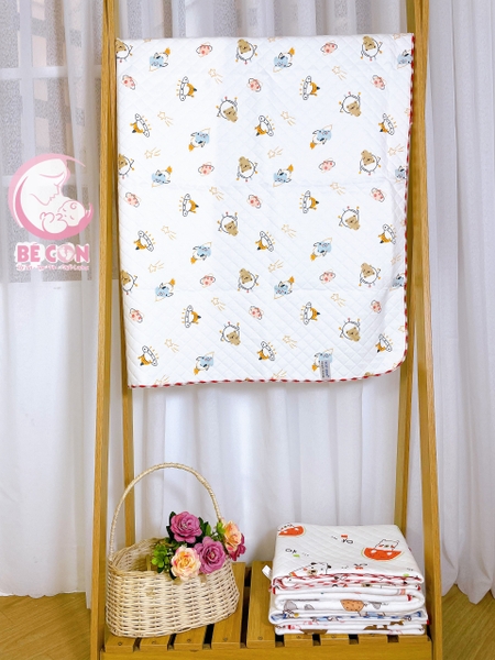 Khăn tắm cotton in hình xuất Nhật 90x90