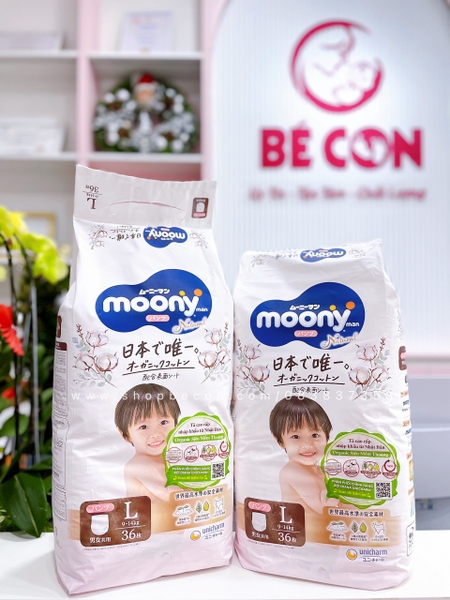 Tã quần Moony Natural size L