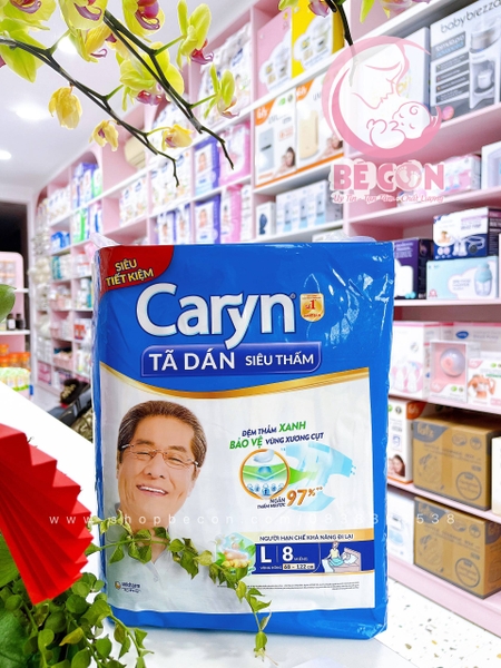 Tã Caryn dán set 8 miếng