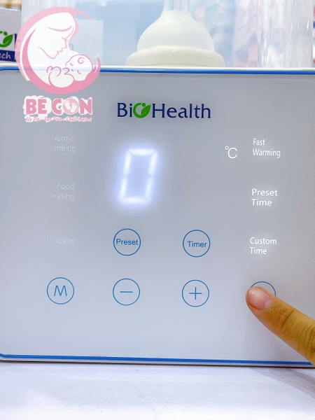 Máy hâm sữa hai bình thông minh BH9100 Biohealth