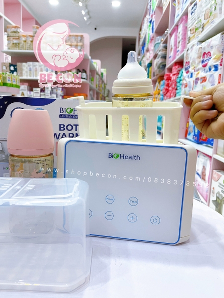 Máy hâm sữa hai bình thông minh BH9100 Biohealth