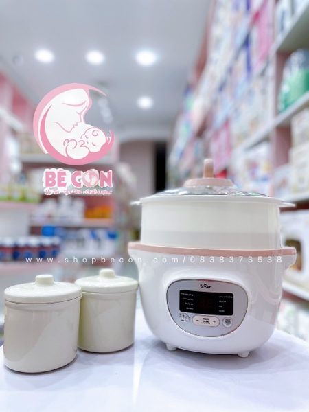 Nồi nấu cháo Bear 1.6L phiên bản Quốc Tế