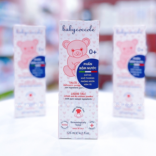 Phấn Rôm Nước Babycocole 125ml