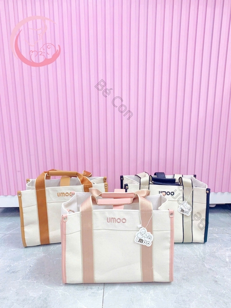 Túi bỉm sữa chia ngăn Umoo