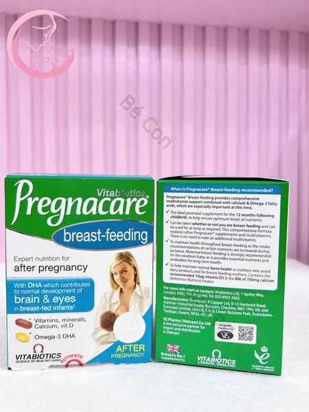 Vitamin tổng hợp cho mẹ sau sinh Pregnacare Breast-feeding