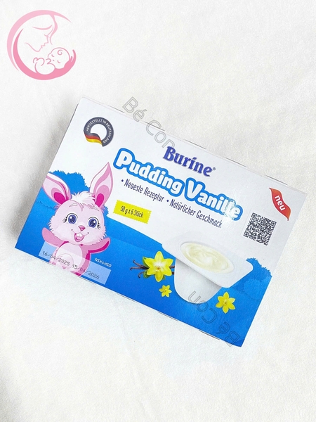 Pudding Ăn Dặm Burine Dành Cho Bé Từ 6 Tháng Tuổi