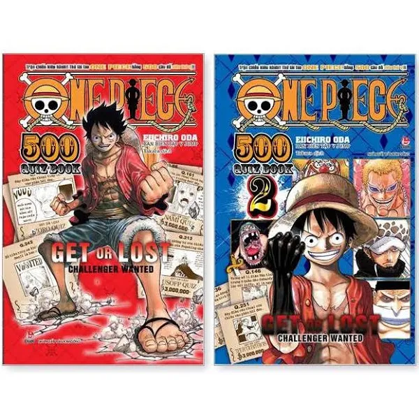 One Piece 500 Quiz Book Tập 1 2 Cong Ty Tnhh Sản Xuất Thương Mại Va Dịch Vụ Adtb