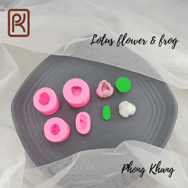 anh-thuc-te-set-4-khuon-silicon-4d-phong-khang-hinh-ech-bup-sen-hoa-sen-nhi