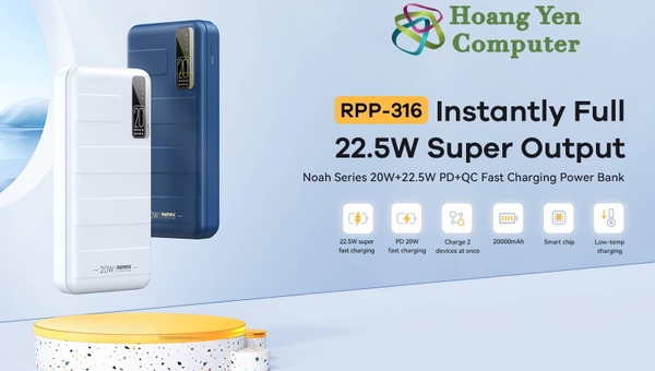 Sạc Dự Phòng Remax RPP-316 20000Mah (Sạc Nhanh QC3.0 18W, 22.5W, PD20W ...