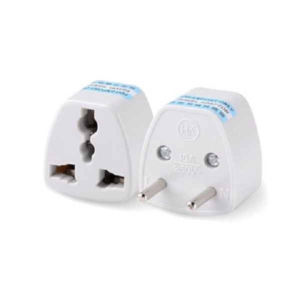 Bô 2 Phích cắm chuyển 3 chấu sang 2 chấu
