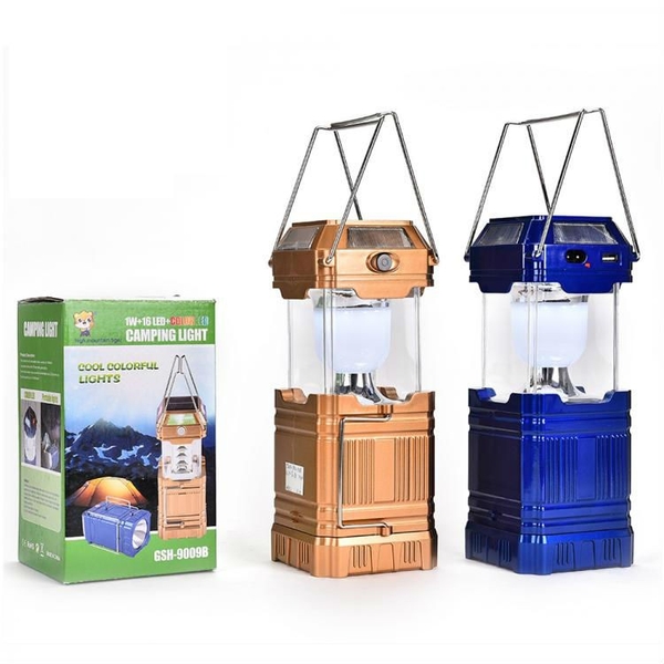 Đèn Bão Sạc Năng Lượng Mặt Trời 4 in 1