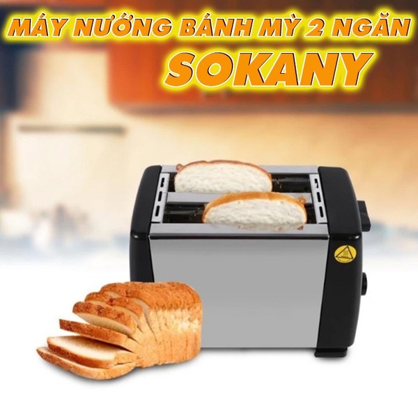 Máy nướng bánh mỳ sandwich 2 ngăn HJT-016