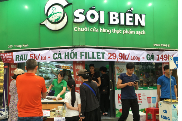 Cửa hàng thực phẩm sạch sói biển